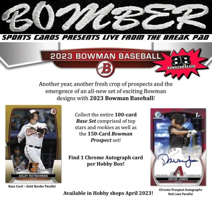 12:25am EST - (NOW A FILLER) - THURSDAY - 2023 Bowman Baseball Hobby 12 Box Case Break - Pick Your Team #9 - Live 5/11/23