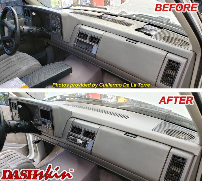 1988-1994 Chevy/GMC Truck & SUV Dash Cover w/Defrost Louvers - DashSkin