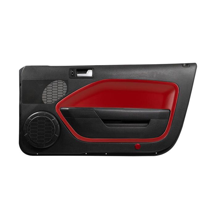 2005–2009 Ford Mustang Door Panel Inserts (Left & Right Pair) – Hard Molded Plastic – Made in the USA - 0509FMD