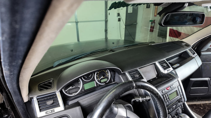 2005–2009 Land Rover LR3 / 2006–2009 Range Rover Sport Dash Cover – Hard Molded Plastic Overlay – Made in the USA - 0509LR3