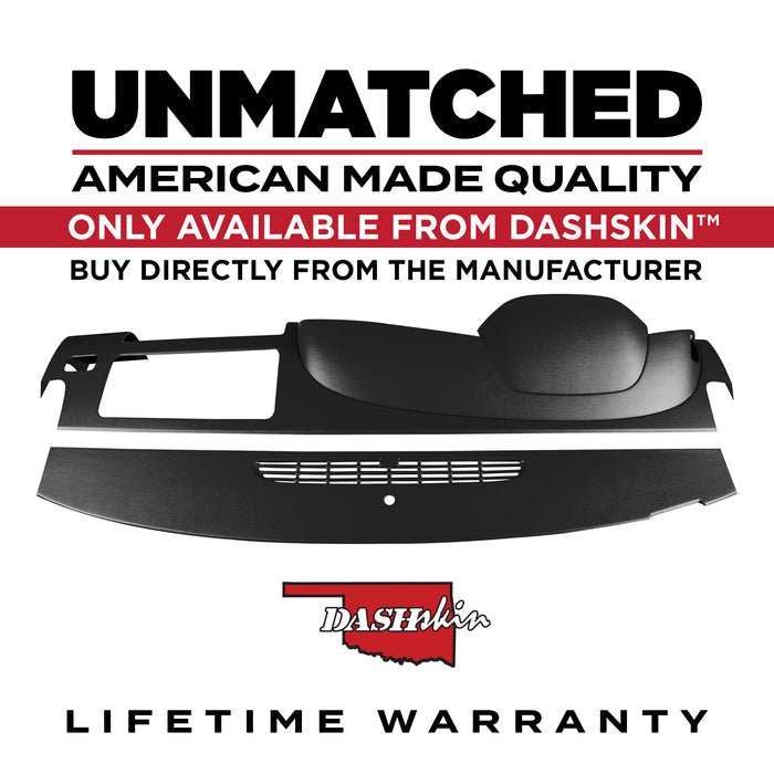 2007-2013 Silverado LS/LT Sierra SL/SLE Two Piece Dash Cover Kit - DashSkin