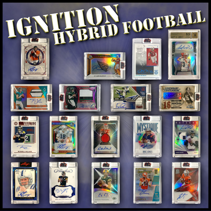 3:30pm EST - WEDNESDAY - 2022 Ignition Hybrid Football - 9 Pack Case Break - Random Tiered Team #1 - Live 6/29/22