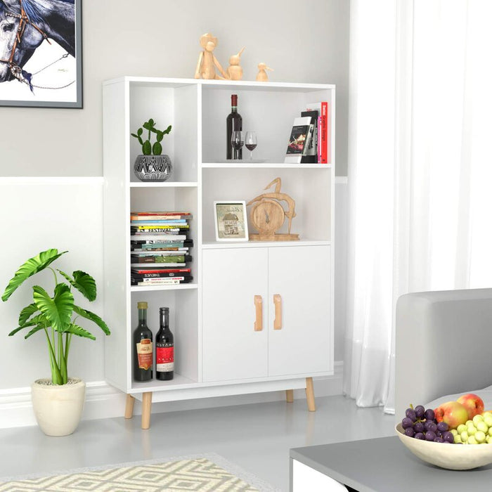 46.8'' H x 31.49'' W Wood Standard Bookcase