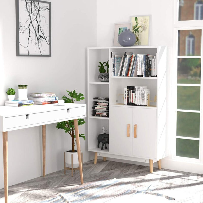 46.8'' H x 31.49'' W Wood Standard Bookcase