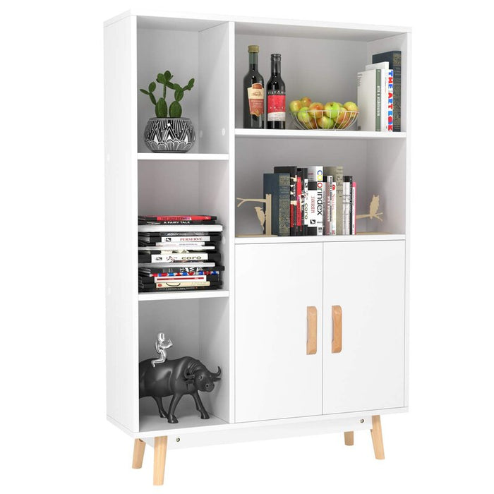 46.8'' H x 31.49'' W Wood Standard Bookcase