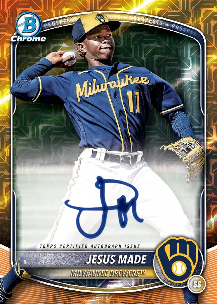 6:40pm ET - 🚨(NOW A FILLER) - MONDAY - 2025 Bowman Chrome Baseball Delight 3 Box Half Case Break - Pick Your Team #27 - Live 4/6/26