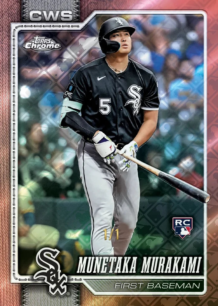 7:05pm ET - 🚨(NOW A FILLER - White Sox In!) - WEDNESDAY - 2026 Topps Chrome Baseball Logofractor 10 Box Half Case Break - Pick Your Team #2 - Live 9/2/26