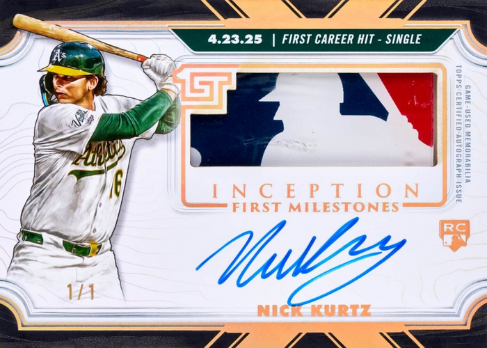 7:40pm ET - 🚨(NOW A FILLER - Yankees, Athletics In!) - WEDNESDAY - 2025 Topps Inception Baseball Hobby 4 Box Half Case Break - Pick Your Team #8 - Live 8/19/26