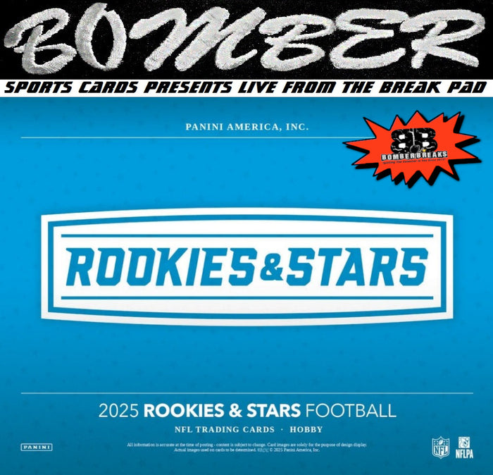 7:45pm ET - 🚨(NOW A FILLER - Giants, Browns In!) - THURSDAY - 2025 Panini Rookies & Stars Football Hobby 7 Box Half Case Break - Pick Your Team #11 - Live 2/19/26