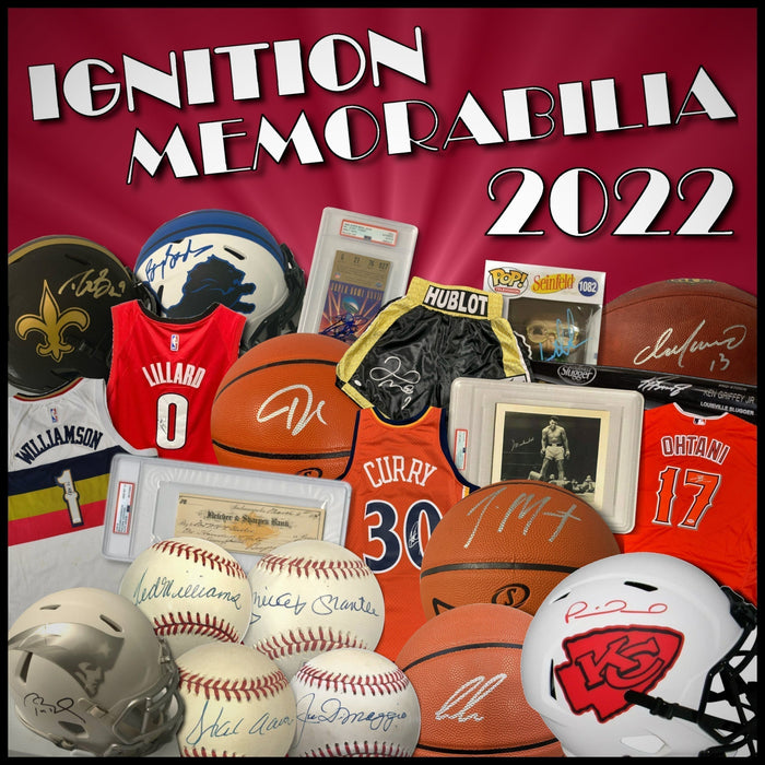 8:40pm EST THURSDAY - 2022 Ignition Memorabilia - 8 Pack Case Break - Random Tiered Last Name Letter #11 - Live 2/24/22