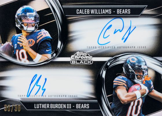 8:45pm ET - 🚨(NOW A FILLER - Raiders, Bills, Broncos In!) - WEDNESDAY - 2025 Topps Chrome Black Football Hobby 6 Box Half Break - Pick Your Team #7 - Live 8/19/26