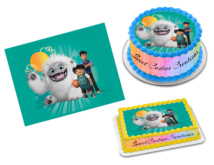 Abominable Edible Image Frosting Sheet #12 Topper (70+ sizes)
