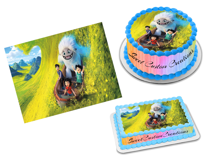 Abominable Edible Image Frosting Sheet #4 Topper (70+ sizes)