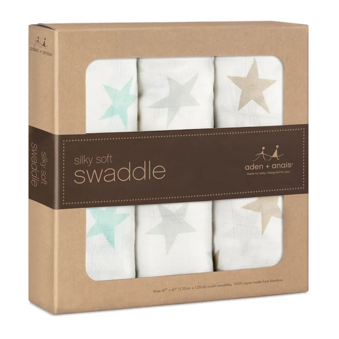 Aden & Anais Silky Soft Swaddles Milky Way - Pack of 3