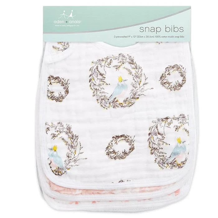 Aden & Anais Snap Bib - Pack of 3