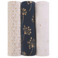 Aden & Anais Swaddles Metallic Gold Deco - Pack of 3