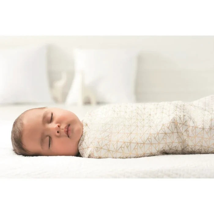 Aden & Anais Swaddles Metallic Gold Deco - Pack of 3