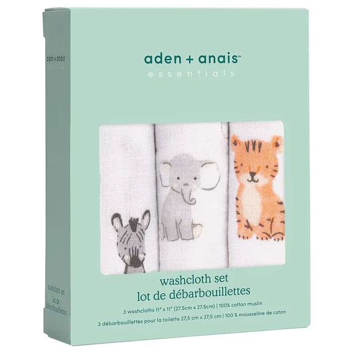 Aden & Anais Washcloth Sets - Pack of 3
