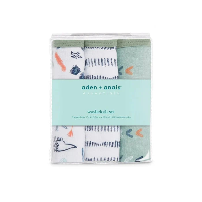Aden & Anais Washcloth Sets - Pack of 3
