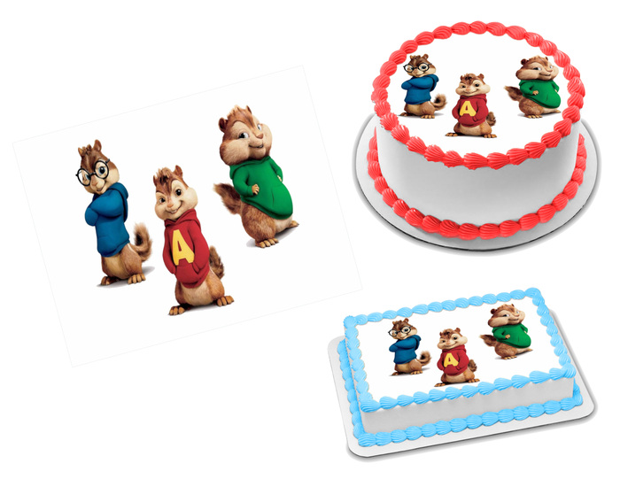 Alvin and the Chipmunks Edible Image Frosting Sheet #9 Topper (70+ sizes)