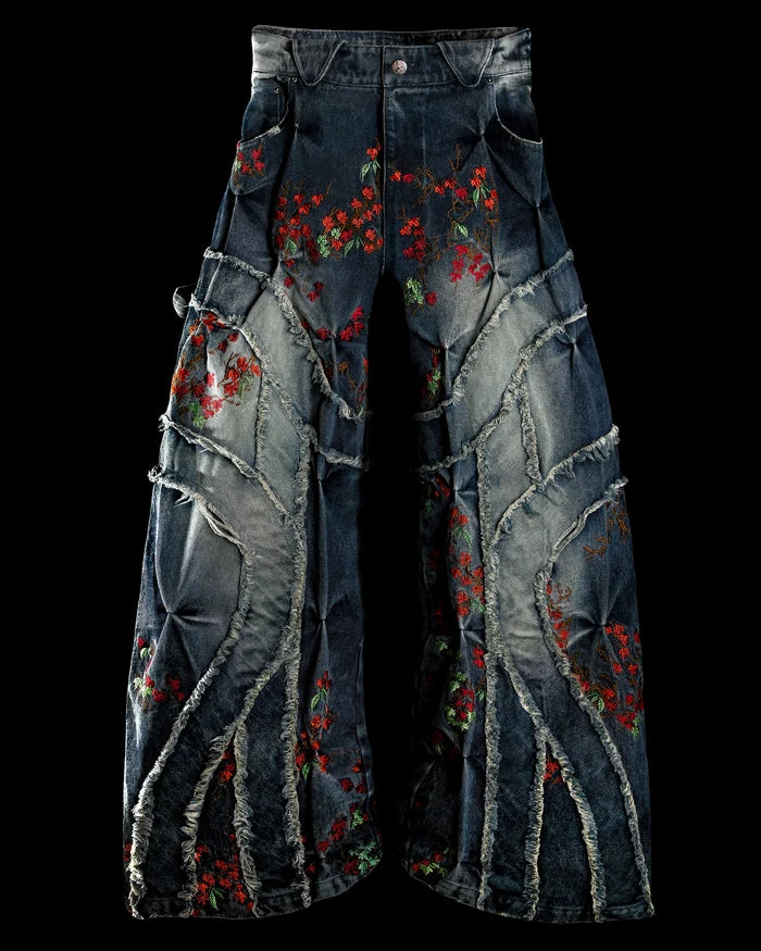 AUTUMN ‘OVERGROWTH’ DENIM PANTS