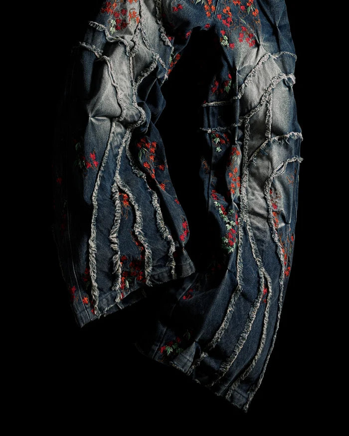 AUTUMN ‘OVERGROWTH’ DENIM PANTS