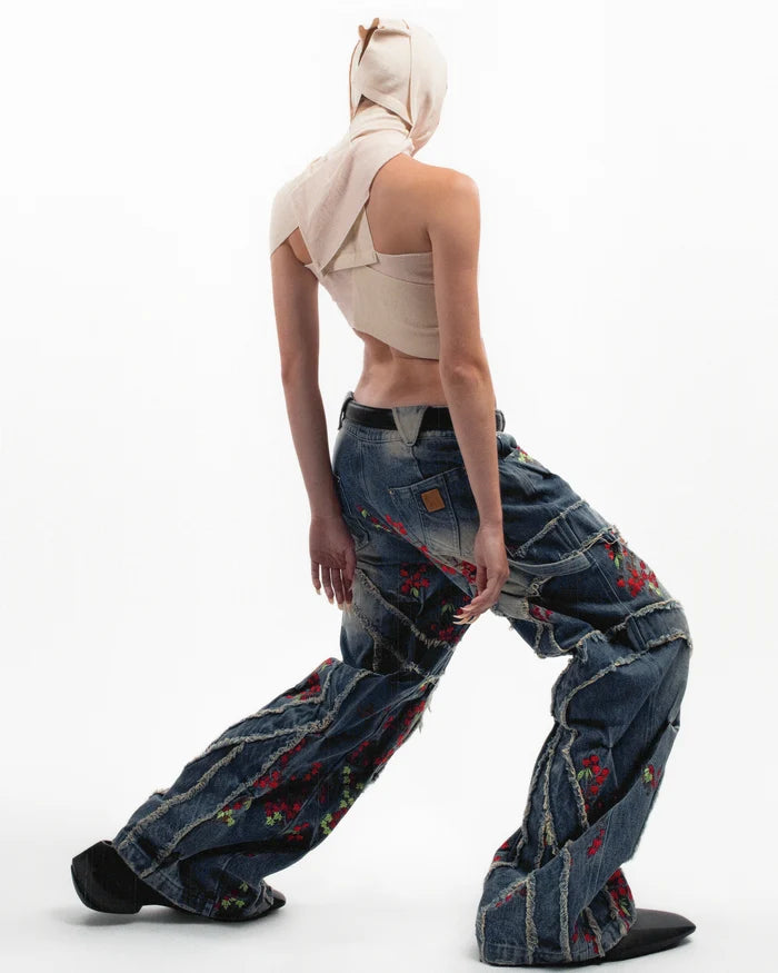 AUTUMN ‘OVERGROWTH’ DENIM PANTS