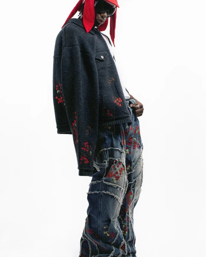 AUTUMN ‘OVERGROWTH’ DENIM PANTS