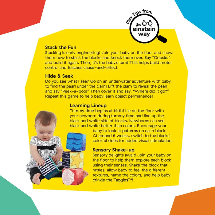 Baby Einstein Explore & Discover Soft Blocks Toys
