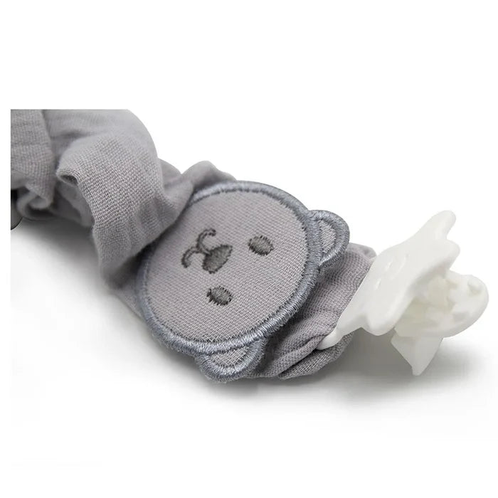 Babyjem Pacifier Hanger With Raw Silk Material Muslin (0 Months+)
