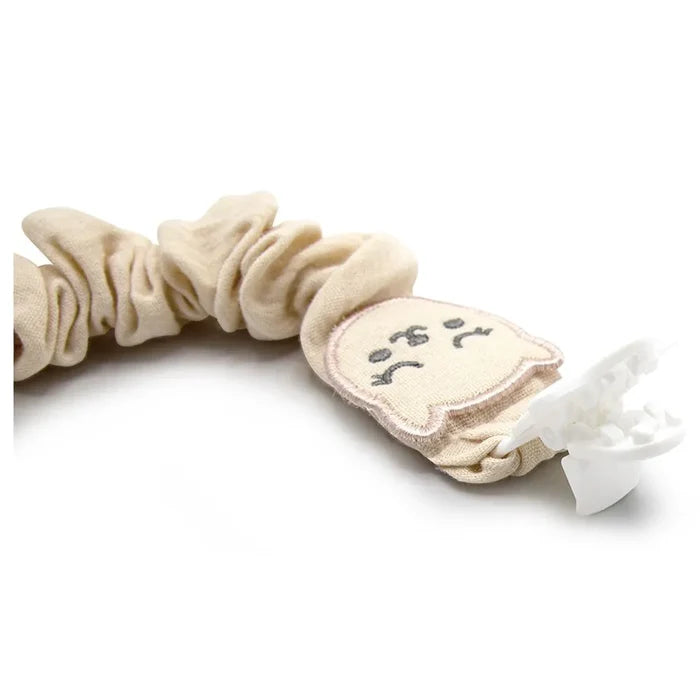 Babyjem Pacifier Hanger With Raw Silk Material Muslin (0 Months+)