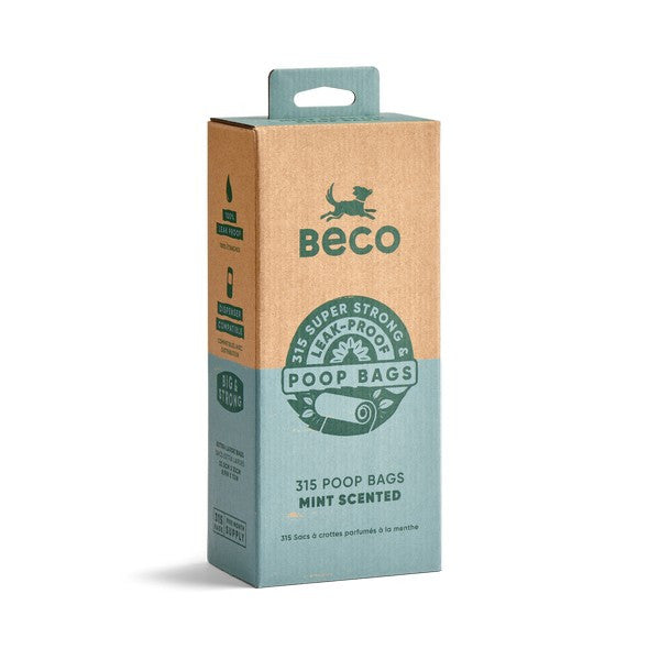Beco - Mint Scented Recycled Poop Bags