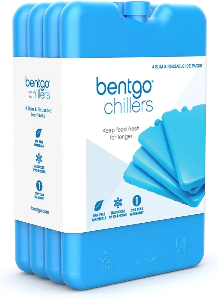 Bentgo Ice Lunch Chillers Ultra Thin Ice Packs (4 Pcs)