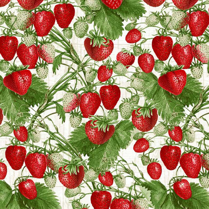 Berry Besties by Henry Glass - Strawberry Cotton Fat Quarter Bundle