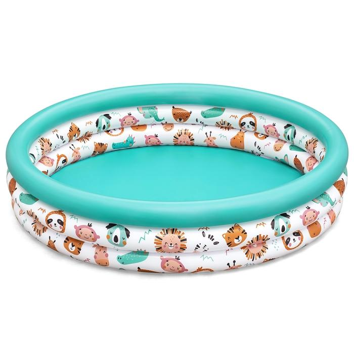 Bestway Safari Pals Kiddie Pool (Φ48" x H10" / Φ1.22m x H25cm)