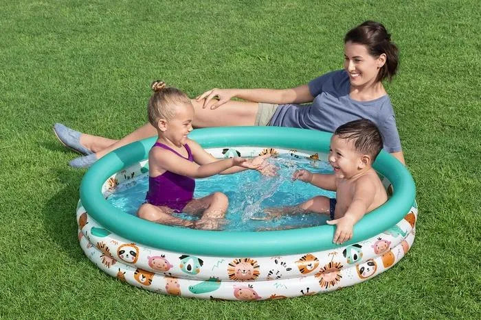 Bestway Safari Pals Kiddie Pool (Φ48" x H10" / Φ1.22m x H25cm)