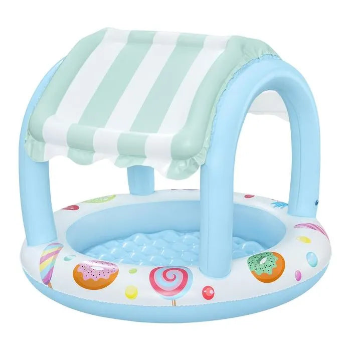 Bestway Sweet Shoppe Shaded Kiddie Pool (41" x H33"/1.04m x H84cm)