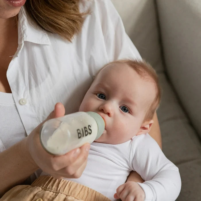 BIBS Baby Bottle Nipple Round Silicone - Pack of 2