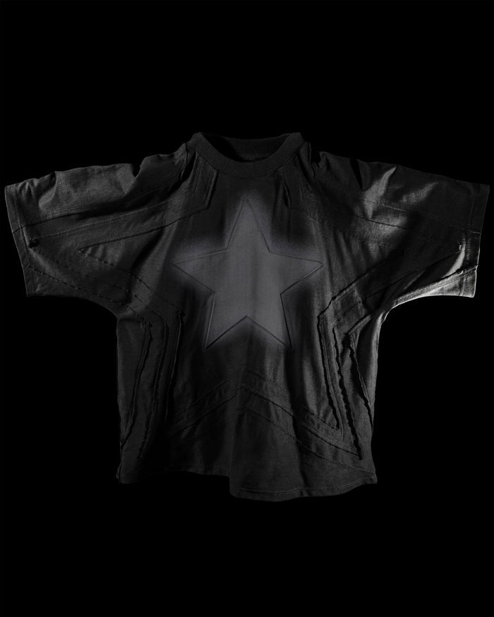 BLACK ‘STAR’ TEE SHIRT
