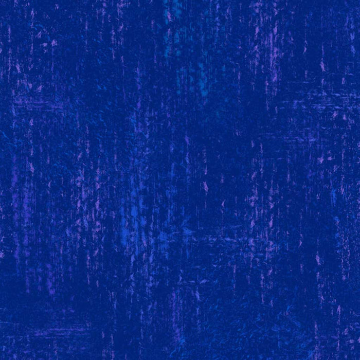An indigo textured cotton quilting fabric