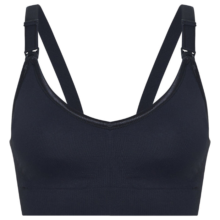 Blooming Blossom Wire Free Nursing Bra (Black)