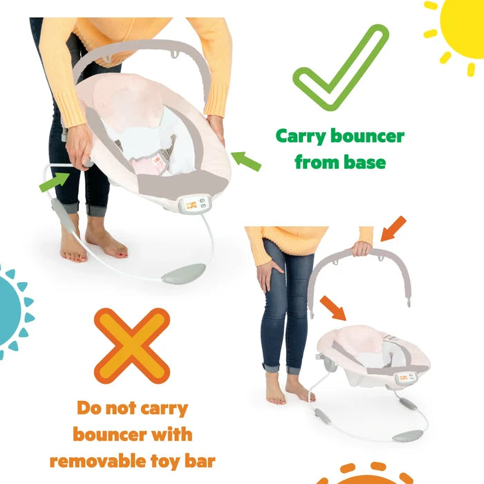 Bright Starts Safari Fun™ Vibrating Bouncer