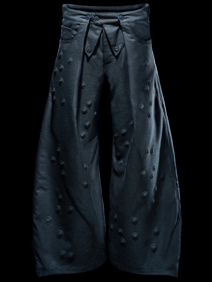 'BUTTONS' PLEATED PANTS