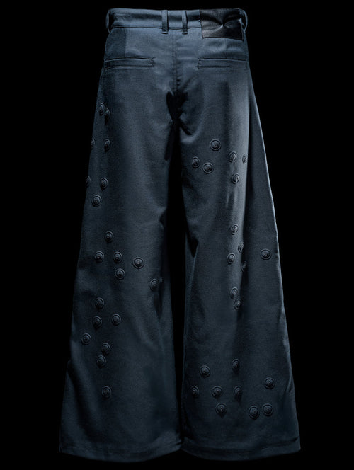 'BUTTONS' PLEATED PANTS