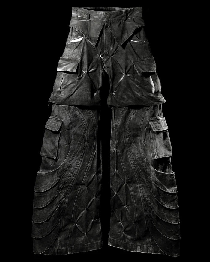 ‘CARBON’ CONVERTIBLE CARGO PANTS