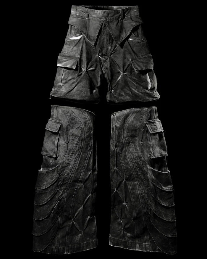 ‘CARBON’ CONVERTIBLE CARGO PANTS
