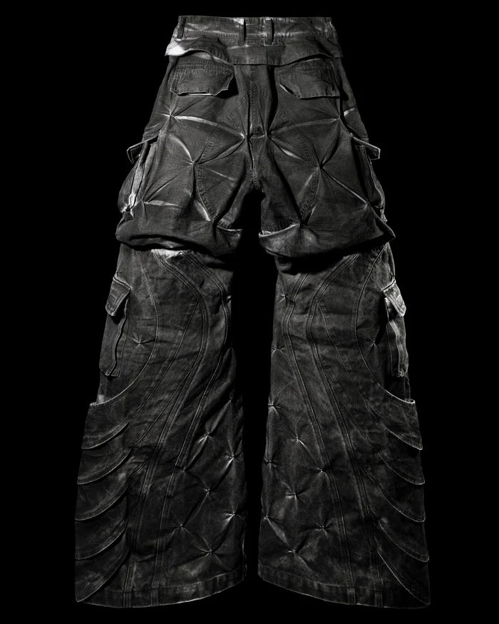 ‘CARBON’ CONVERTIBLE CARGO PANTS