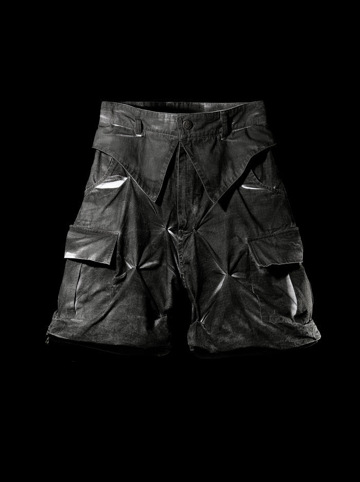 ‘CARBON’ CONVERTIBLE CARGO PANTS