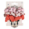 Cerda Minnie Fabric Hair Scrunchie Accessories (3 Pcs)