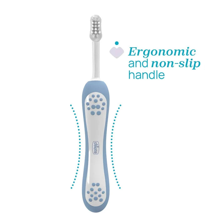 Chicco Indigo Toothbrush for Kids - Indigo (6-36 Months)